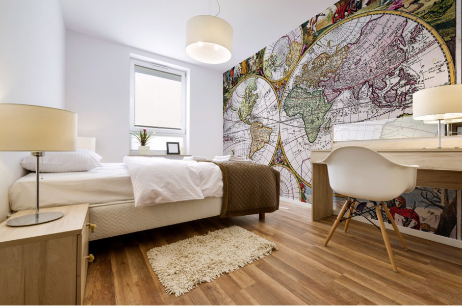 Old Map 31 Mural print