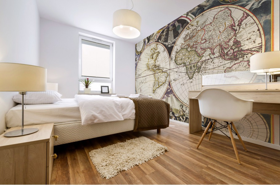 Vintage Maps  18 Mural print