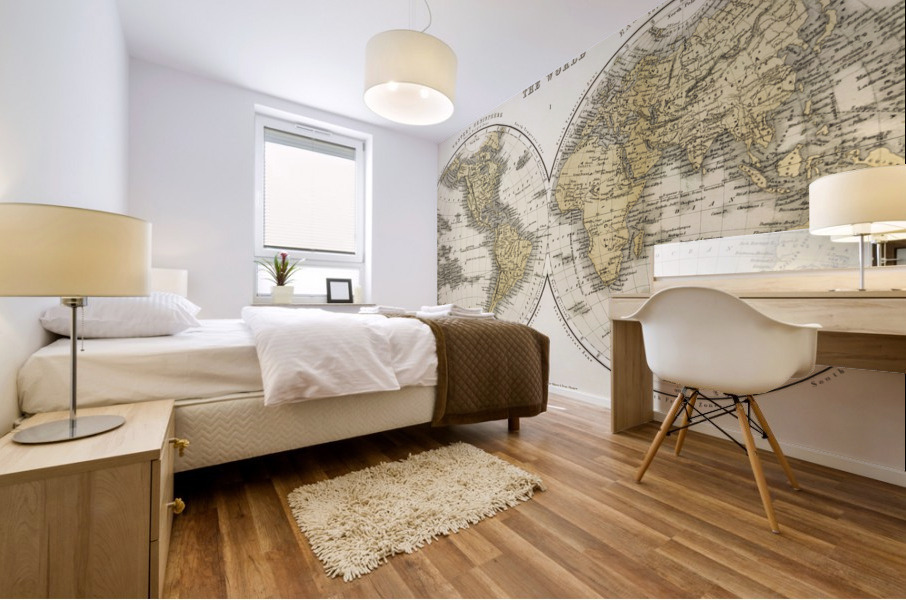 Vintage Maps  29 Mural print