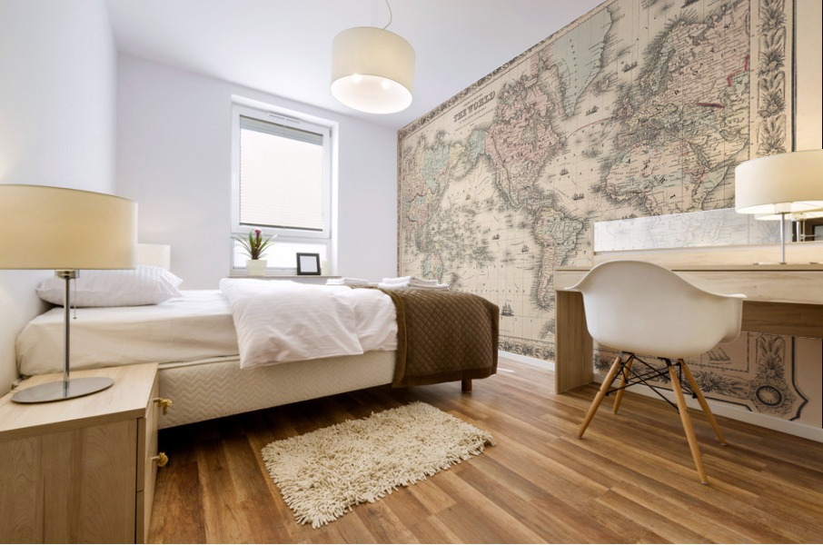 Vintage Maps  35 Mural print