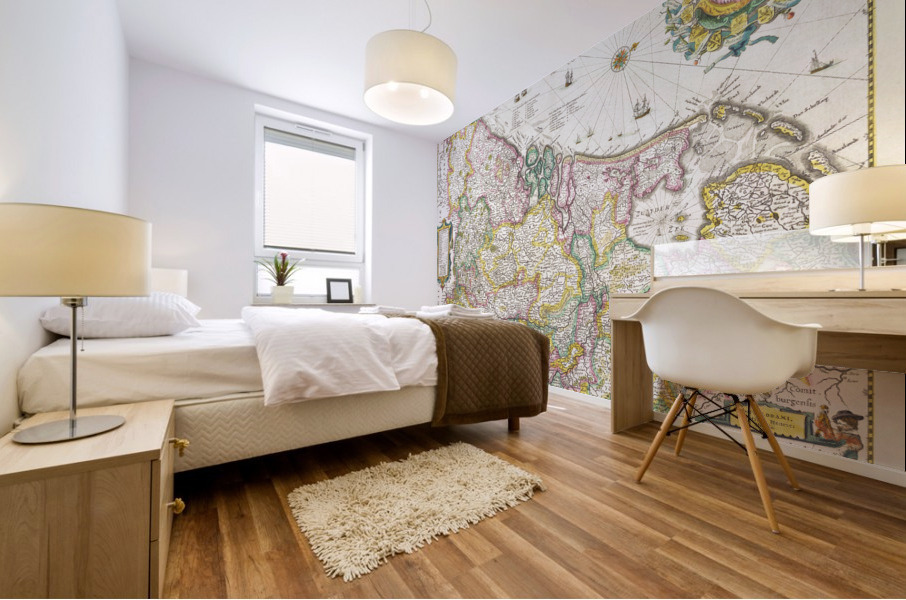 Vintage Maps  32 Mural print
