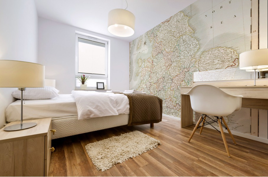 Vintage Maps  50 Mural print