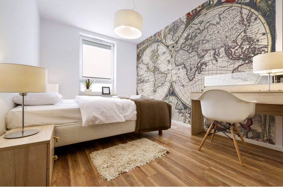Vintage Maps  34 Mural print