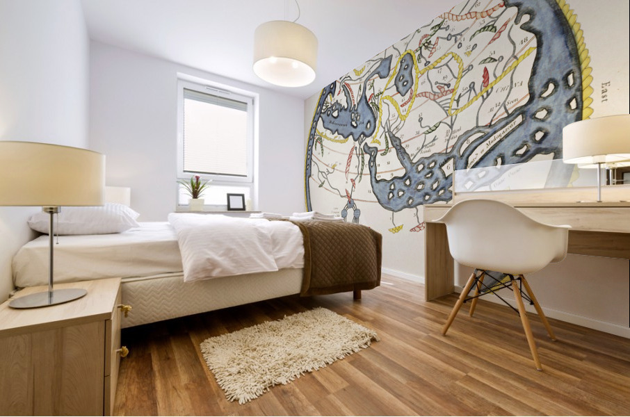 Vintage Maps  57 Mural print