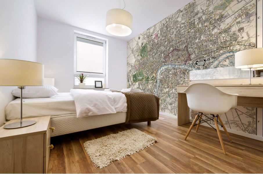 Vintage Maps  70 Mural print