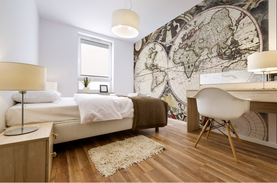 Vintage Maps  97 Mural print