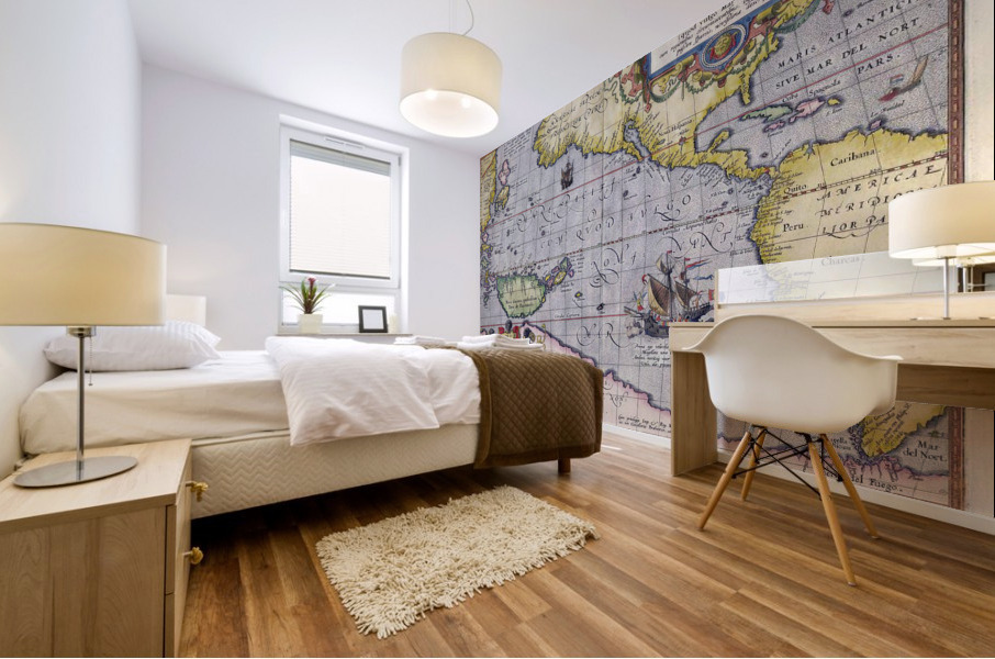 Vintage Maps  104 Mural print