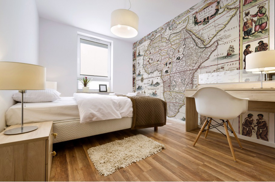 Vintage Maps  66 Mural print