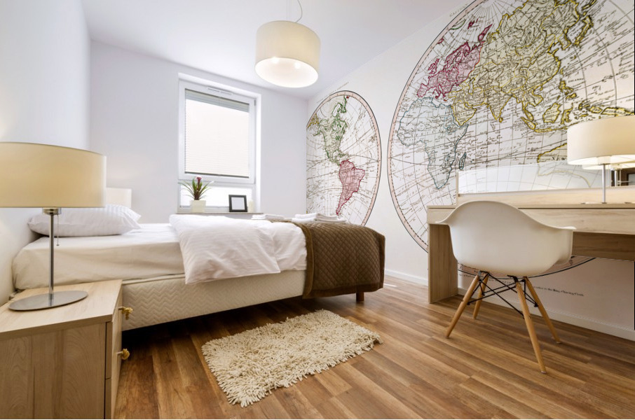 Vintage Maps  84 Mural print