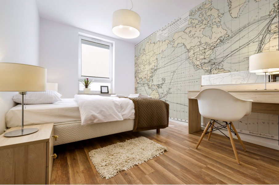 Vintage Maps  91 Mural print