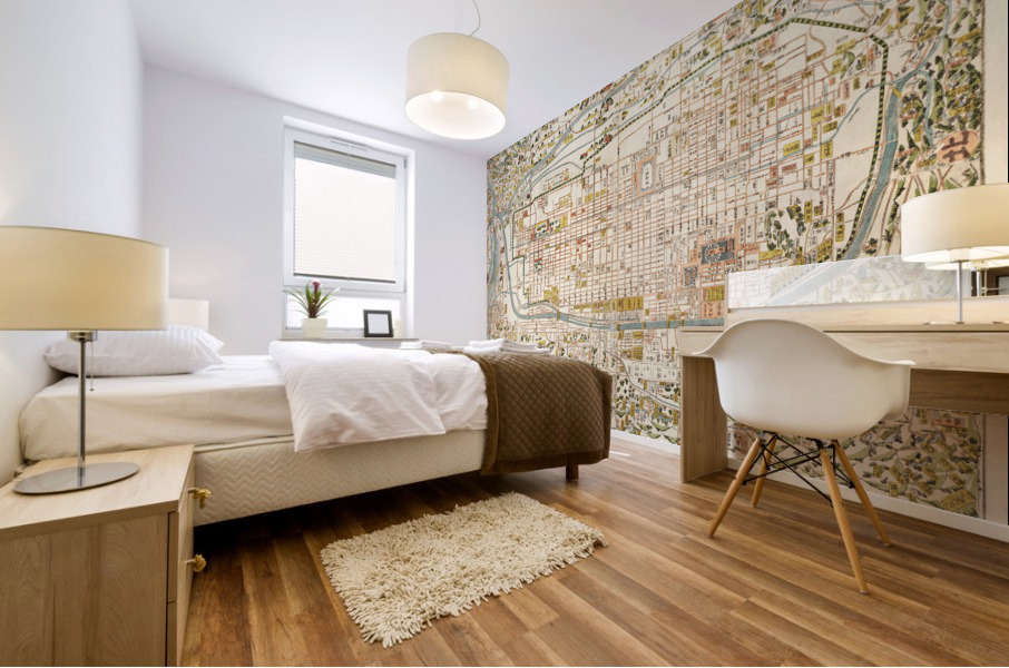Vintage Maps  85 Mural print