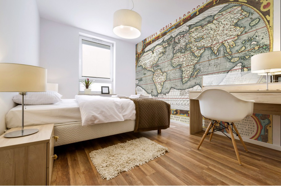 Vintage Maps  89 Mural print