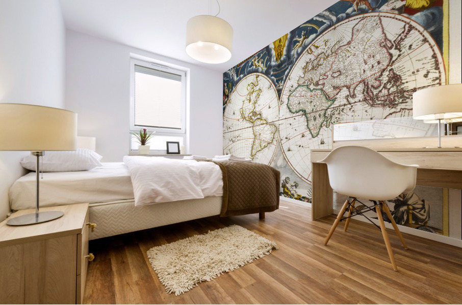 Vintage Maps  90 Mural print