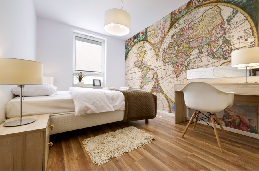 Vintage Maps  101 Mural print
