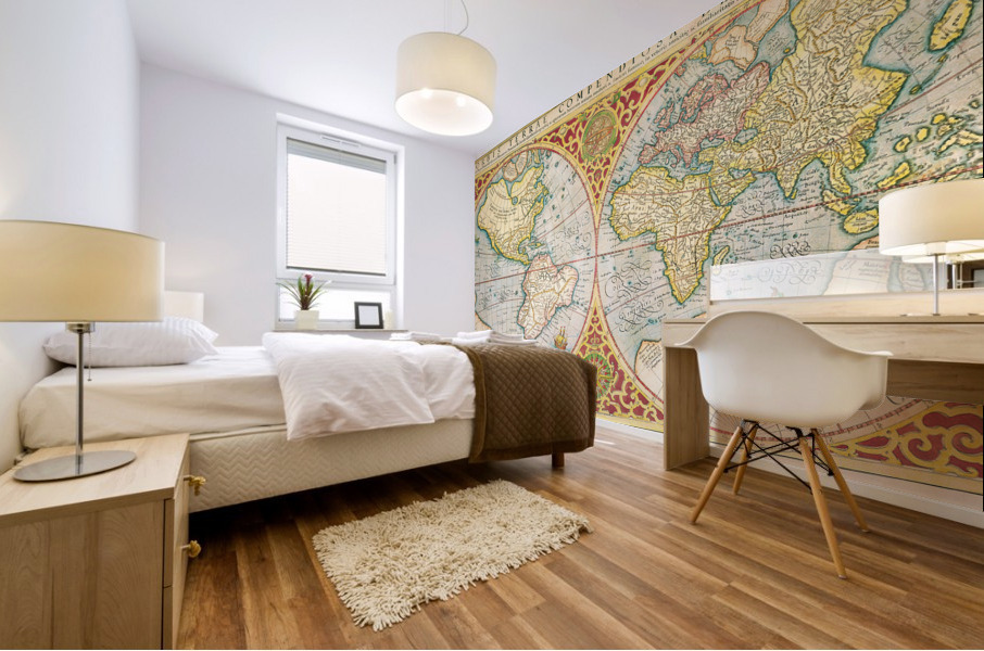 Vintage Maps  64 Mural print