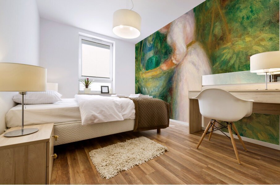 Pierre Auguste Renoir 1841 1919 Jeune Fille Pre  s D une Fontaine 1885 Mural print