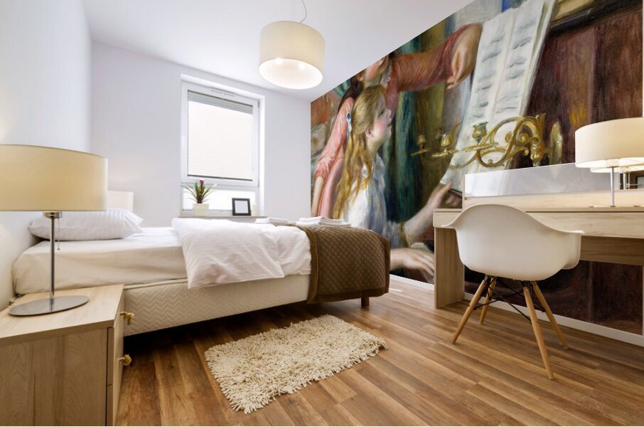 Pierre Auguste Renoir 1841 1919 Two Young Girls at the Piano 1892 Mural print