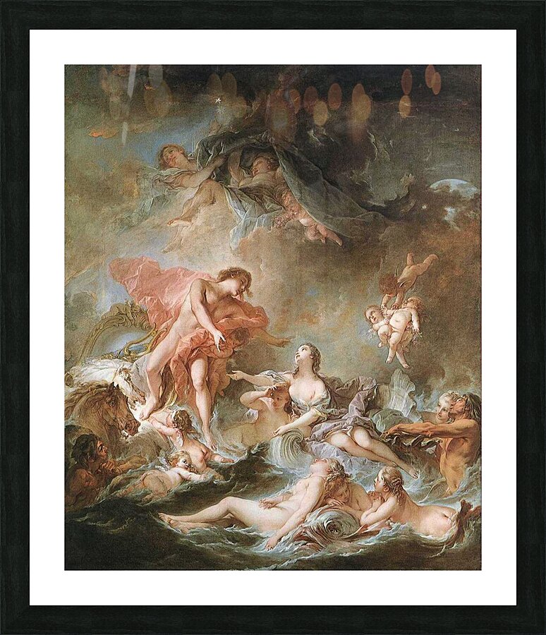 Francois Boucher 1703 1770 The Setting of the Sun Picture Frame print