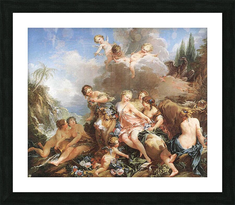 Francois Boucher 1703 1770 The Rape of Europa Picture Frame print