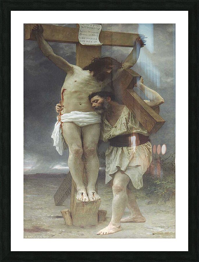 William  Adolphe  Bouguereau 1825 1905  Compassion Picture Frame print