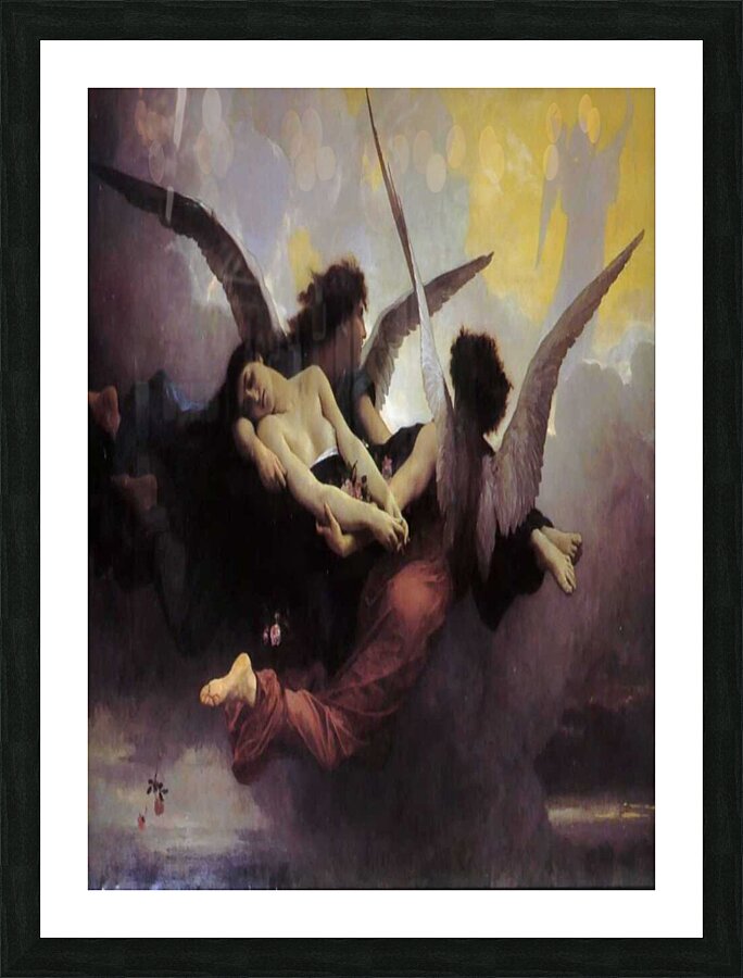 William  Adolphe  Bouguereau 1825 1905  Soul  Carried  to  Heaven Picture Frame print