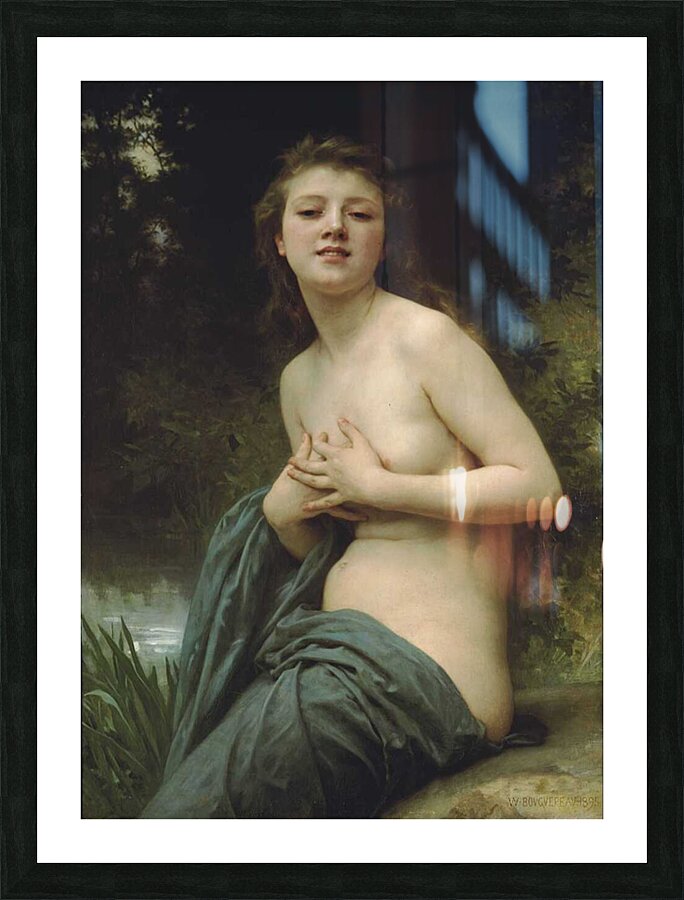 William  Adolphe  Bouguereau 1825 1905  La  brie  du  printemps Picture Frame print
