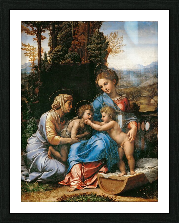 Raphael 1483 1520 Small Holy Family Picture Frame print