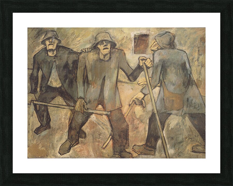 Albin Egger Lienz   The Blind Picture Frame print