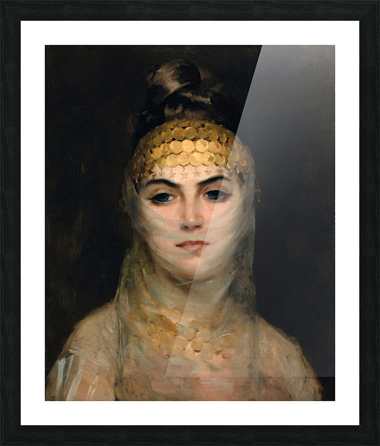 Theodoros Ralli Odalisque Picture Frame print