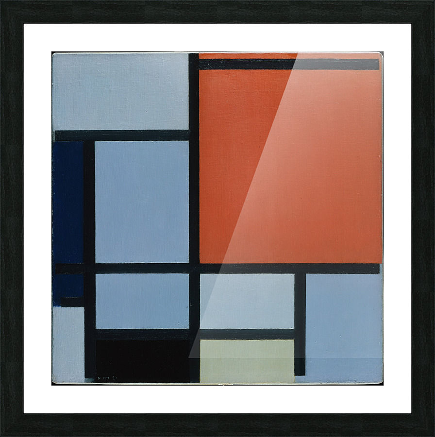 Piet Mondrian Composition 1921 Picture Frame print