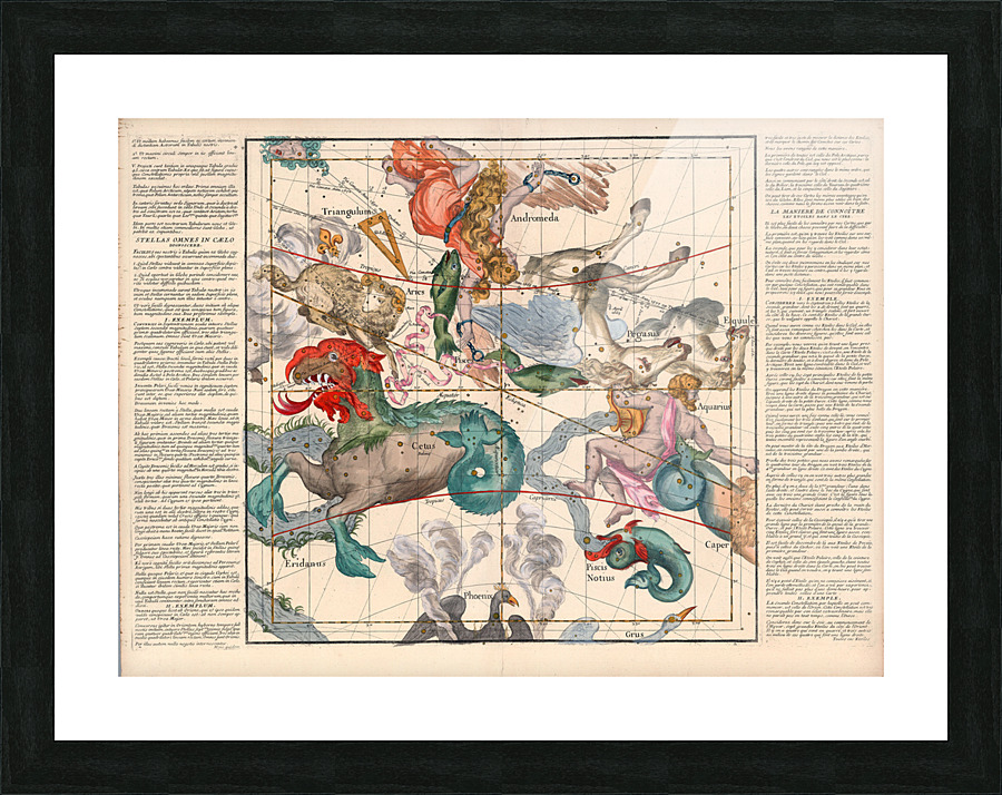 astrology 18 Picture Frame print