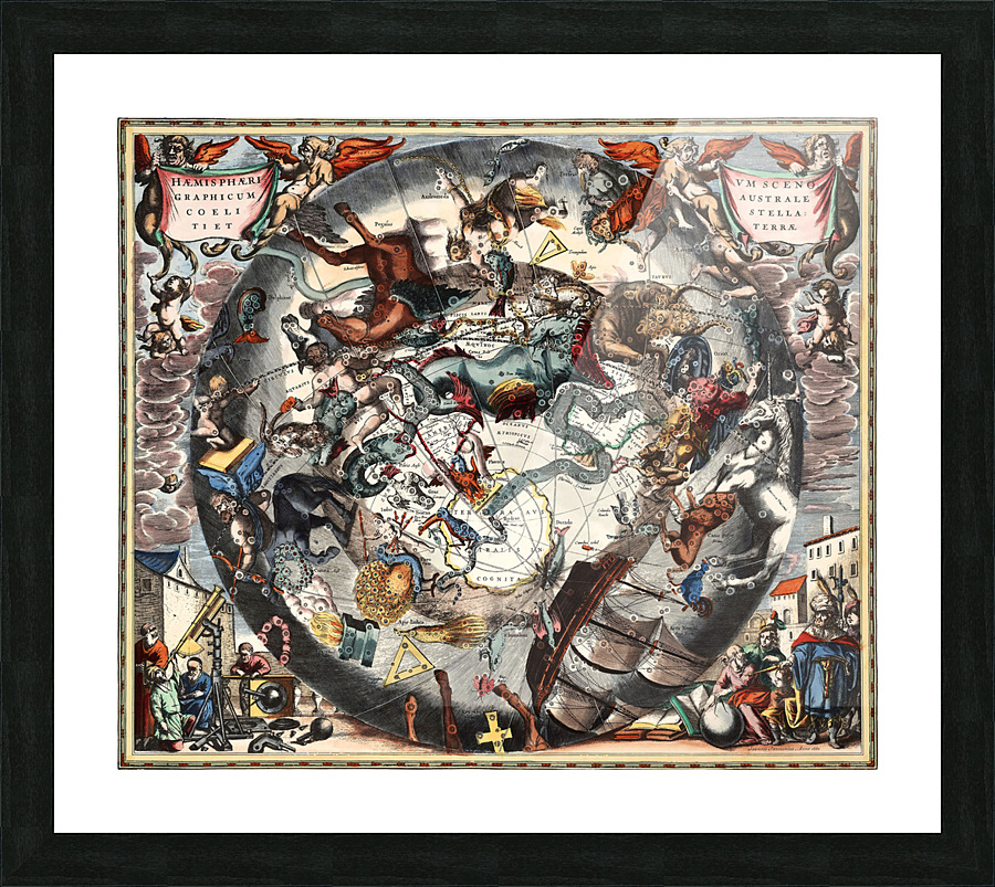 astrology 16 Picture Frame print
