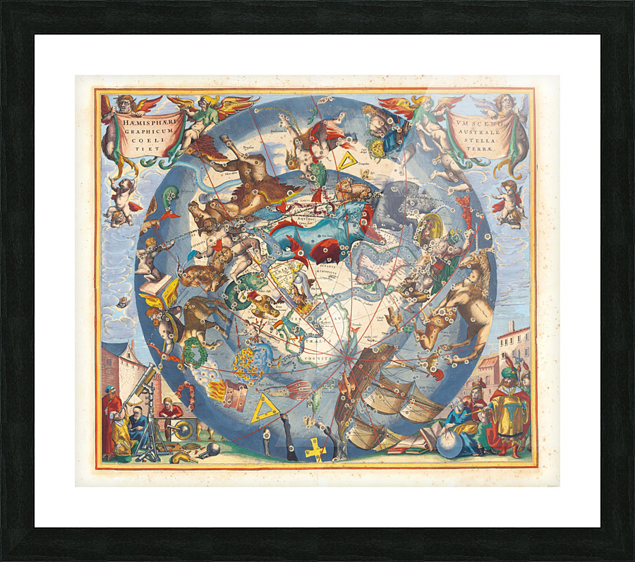 astrology 4 Picture Frame print