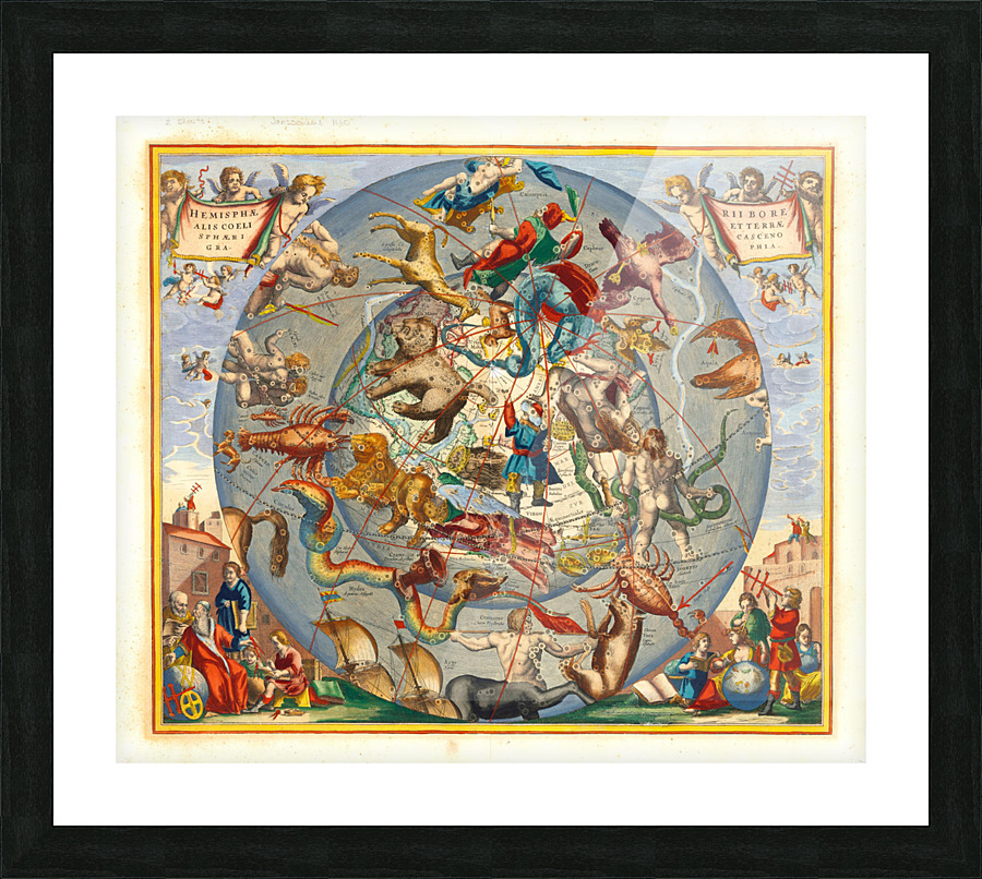 astrology 5 Picture Frame print