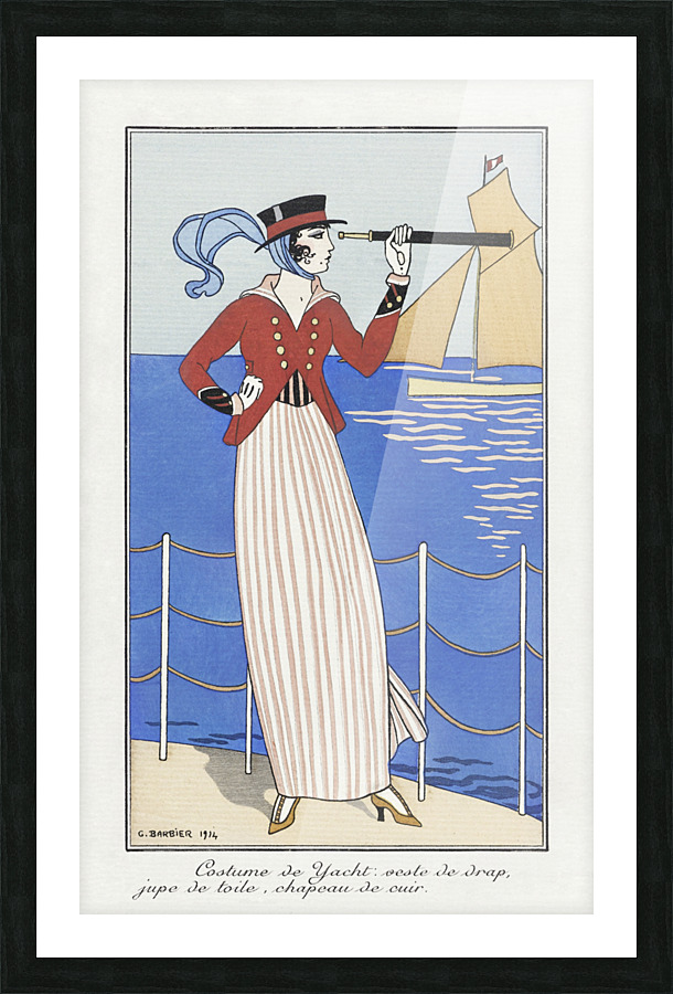 George Barbier  2 Picture Frame print