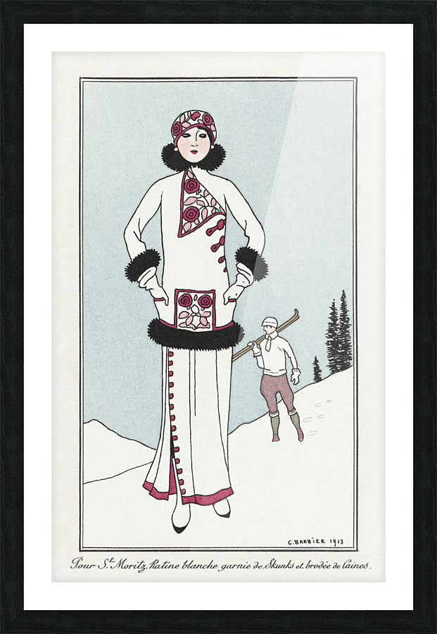 George Barbier  6 Picture Frame print