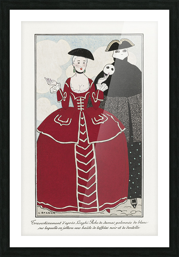 George Barbier  5 Picture Frame print