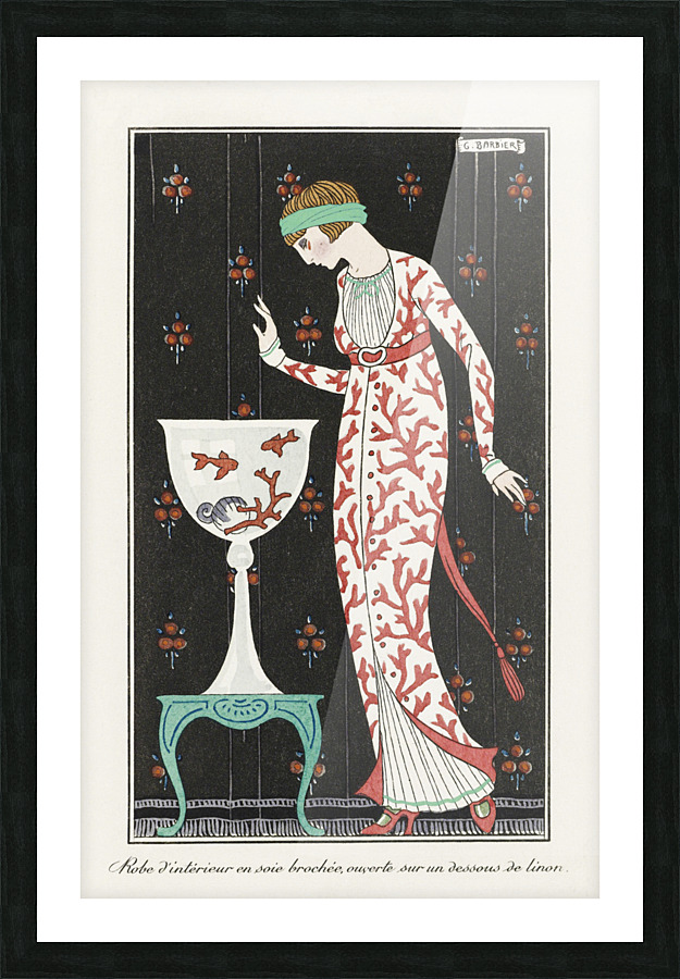 George Barbier  3 Picture Frame print