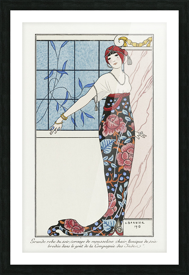 George Barbier  8 Picture Frame print