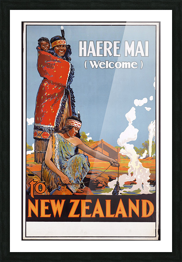 travel poster  25 Picture Frame print