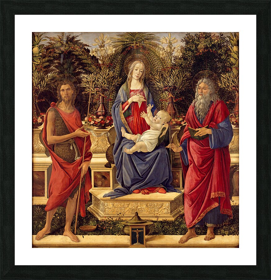 Sandro Botticelli 1445 1510  Madonna and Child Picture Frame print