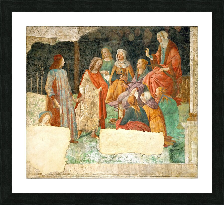 Sandro Botticelli 1445 1510  Young man before the Seven liberal arts 1484 Picture Frame print