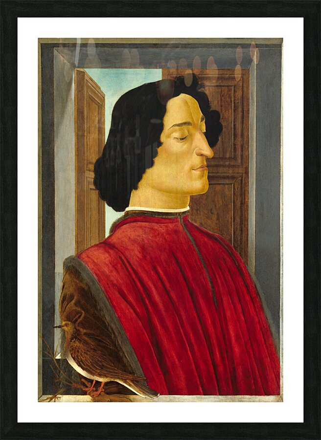 Sandro Botticelli 1445 1510  Giuliano de  Medici 1480 Picture Frame print