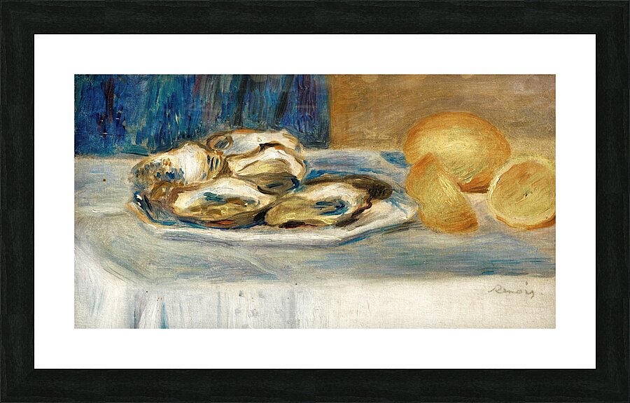 Pierre Auguste Renoir 1841 1919 Nature Morte Aux Citrons Et Aux Huitres 1900 Picture Frame print
