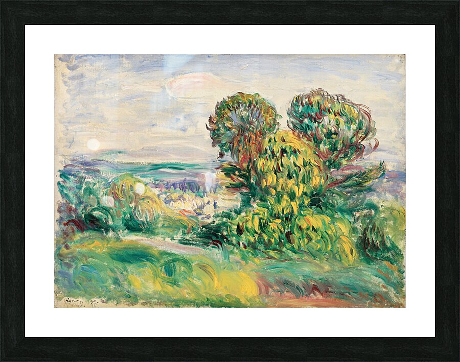 Pierre Auguste Renoir 1841 1919 Landscape 1890 Picture Frame print
