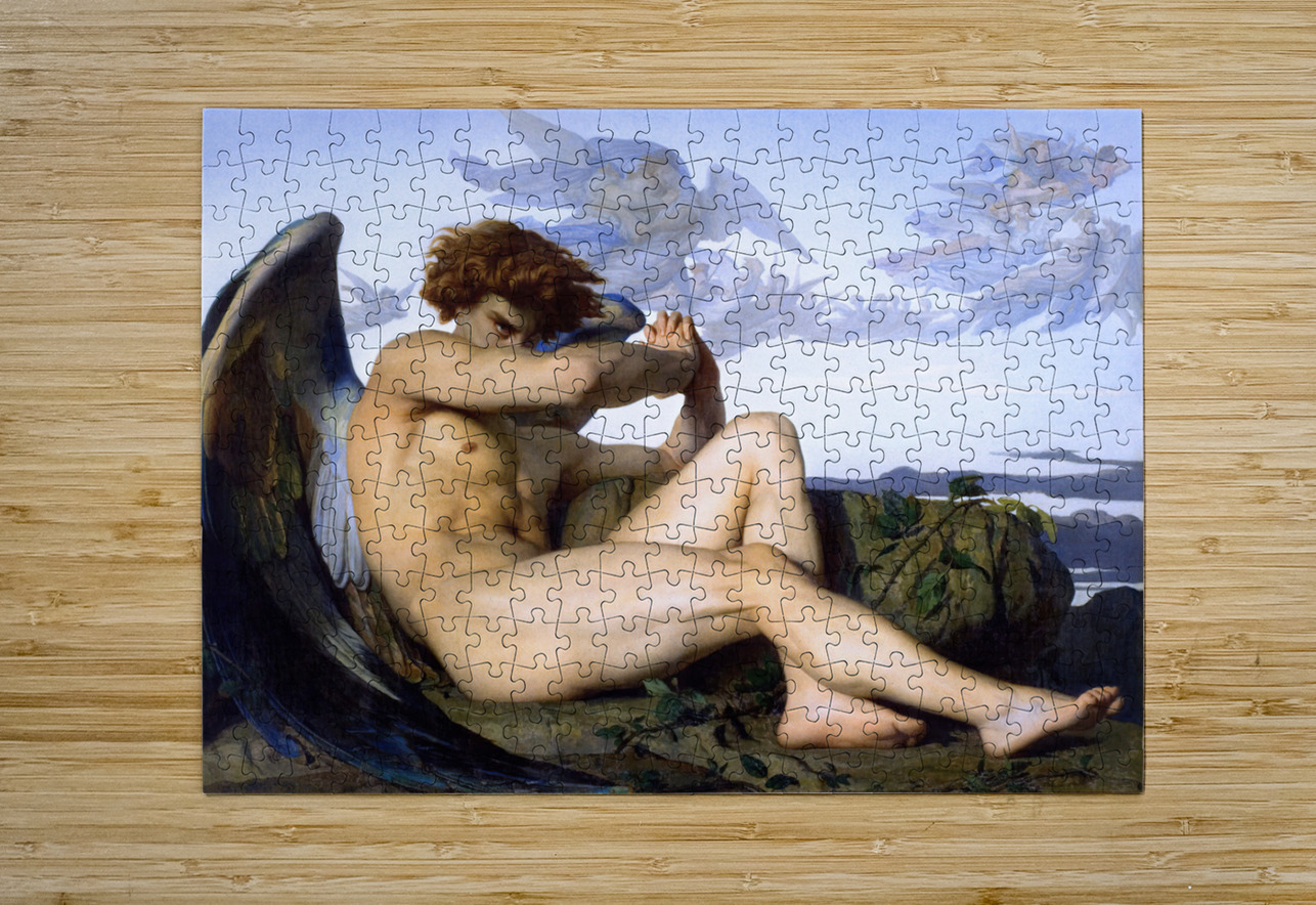 Tableau Toile 'The Fallen Angel' D'Alexandre Cabanel - Reproduction Giclée Sur Châssis, Style Réalisme