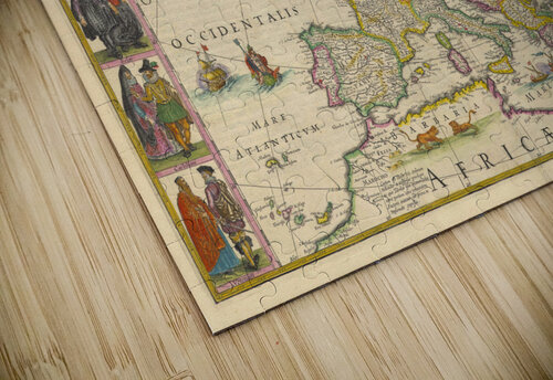 Old Map 40 TOPARTGALLERY puzzle