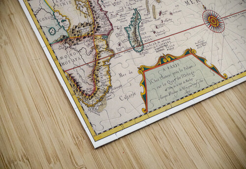 Old Map 52 TOPARTGALLERY puzzle