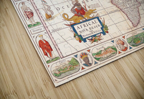 Old Map 75 TOPARTGALLERY puzzle
