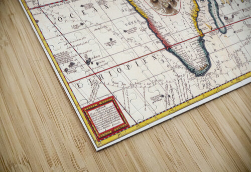 Old Map 64 TOPARTGALLERY puzzle
